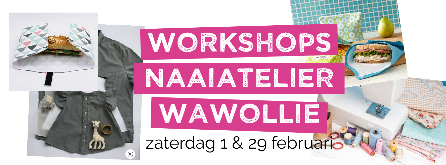 Doe mee aan de workshops van het naaiatelier